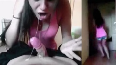 Prima topou mamar mas pediu pra não gozar na boca, OPS...